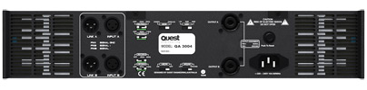 QA3004 QA Series Power Amplifier Back Panel